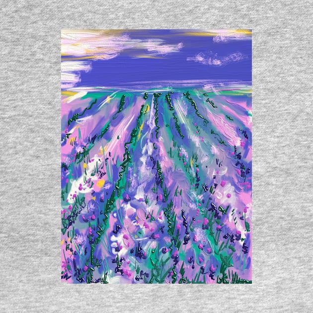 lavender field by ArtKsenia